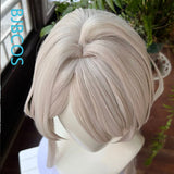 [Styled] Acheron Ultimate Form Cosplay Wig 118cm Long Mix Grey Hair Honkai Star Rail Heat Resistant Synthetic Hair