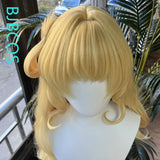 [Styled] Phoebe Wig Game Wuthering Waves WuwWa Phoebe Cosplay Wig Long Hair Yellow Gold Hair