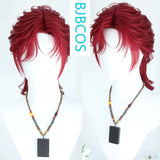 [Styled Wig]Wolf Cut Mullet Cosplay Lace Front Wig Anime Short Red Hair Versatile Style Fluffy Anime Game Halloween Party Wig