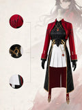 Rin Tohsaka Anime Game Costumes Honkai: Star Rail Fate Collab Red Cosplay Costume Full Set Uniform Role Play Halloween Party