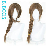 Butterfly Cosplay Wigs Game Delta Women Long Braid 60CM Brown Heat Resistant Synthetic Hair Anime Cosplay Wigs Halloween Party