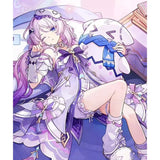 [Styled Wig]Whispers Of Stars And Smoke Cosplay Wig Genshin Impact Gradient 75CM Pink Purple Heat Resistant Hair Women Halloween
