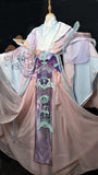 ‌For All Time‌ Cos Emerald Ancient Style Hanfu Halloween Uniform Carnival Party Play Role Clothes