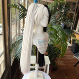 [Styled Wig]Sparxie Boss Version Cosplay Wig Game Honkai: Star Rail HSR Women Twin Tails Black White Hair Halloween Party Wig