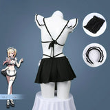 Kitagawa Marin Cosplay Costume My Dress-Up Darling【S-2XL】Maid DRESS With Necklace Navy Style Swimsuit Halloween Carnival