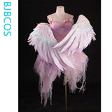 Sunday Robin Cosplay Game Honkai Star Rail Prop Eva Colorful Angel Wings One Wing Length 85CM Halloween Carnival Party Prop