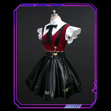 ‌Spot Goods NEEDY GIRL OVERDOSE Koyori‌ Ame Cospaly Costume【S-XL】Size Red And Black KAngel Cospaly Halloween