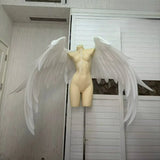 ‌Yukito Tsukishiro Cosplay Custom Anime Women Foldable White Versatile Pearl Cotton Wings Cosplay Halloween Carnival Party Prop