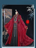For All Time‌ Cos Rorschach Ancient Style Hanfu Halloween Uniform Carnival Party Play Role Clothes