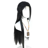 [Styled Wig]WHERE WINDS MEET Shao Dong Jia Female Edition Lace Front Wig COS Hairy Girl Style Wig Set