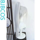 [Styled Wig]Ashes of the Kingdom‌ Silver white Lace Front Wig COS Ganji wig cover