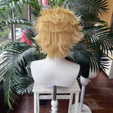 [Styled Wig]Norton Campbell Cosplay Wig Game I dentity V Norton Campbell Short Dark Blonde Styled Wig Heat Resistant Halloween
