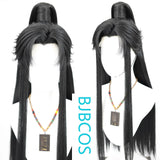 [Styled Wig]Ancient style men's  young man's imitation Lace Front Wig Chu Wanning wig cover, versatile half tied ponytail