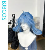 [Styled Wig]‌‌Qingxiao Cosplay Wig Game Wuthering Waves Women Long 110CM Mixed Blue Hair Anime Game Role Play Wig For Halloween