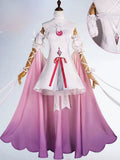 Columbina Cosplay Costume Genshin Impact Columbina Fes 【XS-3XL】White Cosplay  Women Costume Dress Plus Size Suit