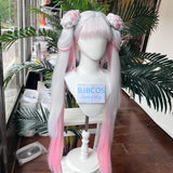 [Styled Wig]Wuthering Waves Jinhsi Cosplay Wig Peach Blossom Splash Jinhsi Hsi Cosplay Wig For Hallowmas Party  Party Play Role
