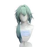 [Styled] Anaxa Wig Game Honkai Star Rail Anaxa Male Cosplay Wig Short Green Hair Halloween Wig