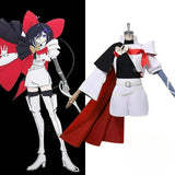 【In Stock】Sapphire Cosplay Costume Anime The Ribbon Hero Women White And Black Uniform full Set Sapphire Princess Clothes