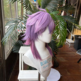 [Styled Wig]Durin Cosplay Wig Game Genshin Impact Women Purple Fluffy Wolf Tail Hair Anime Halloween Party Synthetic Cosplay Wig