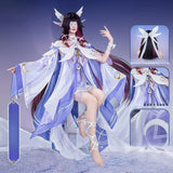 Genshin Impac Columbina Hyposelenia Cosplay Game: Fool's Crowd Kuttar C Halloween Uniform Carnival Party Play Role Clothes