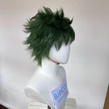 [Styled Wig]Twisted Wig Wonderland Trey Green Short Wig Cosplay Costume Heat Resistant Synthetic Hair  Party Wigs