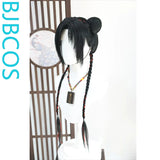 [Styled Wig]WHERE WINDS MEET Red thread imitation hand hook COS hairy girl style wig cover