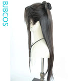 [Styled Wig]Universal Cosplay Full Lace Wig Anime Long Brown Hair Ancient Style Male Cool And Refreshing NPC Versatile COS Wig