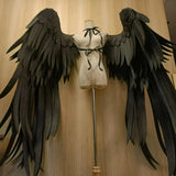 Demon Black Wings Cosplay Costume Women Man Foldable Black Devil Big Angel Wings Cosplay Halloween Carnival Party Prop