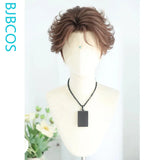 [Styled Wig]Viktor‌ Cosplay Full Lace Wig Game Women Man Short Brown Universal Hair Heat Resistant Synthetic Halloween Party Wig