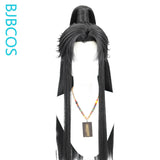 [Styled Wig]Ancient style men's  young man's imitation Lace Front Wig Chu Wanning wig cover, versatile half tied ponytail