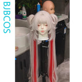 [Styled Wig]Sparxie Sweet Dream Radio Cosplay Wig Game HSR Women Twin Tails 98CM Pink Mixed Red Hair Halloween Party Wig