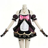 Ace Taffy Cosplay Costume Virtual YouTuber VTuber Japanese-style JK Uniform Cloak Skirt Woman Halloween Christmas Party Suit