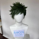 [Styled Wig]Twisted Wig Wonderland Trey Green Short Wig Cosplay Costume Heat Resistant Synthetic Hair  Party Wigs