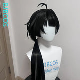 [Styled] Wuthering Waves Rover Cosplay Wig Black Heat Resistance For Women Resonator ROVER Cosplay Wig For Women