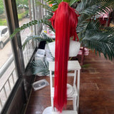 [Styled Wig]Wuthering Waves Yinlin Cosplay Wig Long Red Hair Halloween Carnival Party Play Role for Women