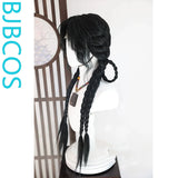 [Styled Wig]WHERE WINDS MEET Shao Dong Jia Female Edition Lace Front Wig COS Hairy Girl Style Wig Set