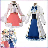 Anisphia Euphyllia Cosplay Magical Revolution Of Reincarnated Princess And The Genius Young Lady Blue And Pink Costume Women