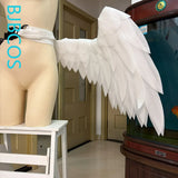 Angel Devil Black And White Wings Cosplay Costume Women Man Foldable Lolita Little Wings Cosplay Halloween Carnival Party Prop