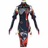 Wuthering Waves Yinlin Game Suit Elegant Cheongsam Dress Uniform Cosplay Costume Halloween Party Role Play Outfit Women