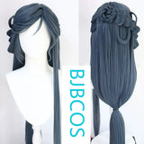 [Styled Wig]Ashes of the Kingdom‌ Zhang Miao's cosplay wig with partial adhesive tape for scalp, corn whisker styling wig cover