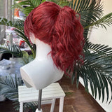 [Styled Wig]Cosplay High Ponytail Curls, Versatile Ponytail Halloween Carnival Party Play Role