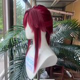 [Styled Wig]‌Ensemble Stars ES MELLOW DEAR US Cosplay Wine Red Wigs For Women Anime Cos Heat Resistant Synthetic Hair Halloween