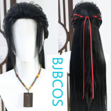 [Styled Wig]WHERE WINDS MEET Female SanGeng Tian Three pointed Hand Hook COS Hairy Girl Style Wig Set（No hair accessories）