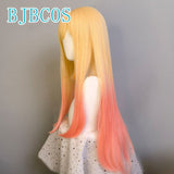 Anime My Dress Up Darling Cosplay Kitagawa Marin Stain Gradient Cosplay Wig Golden My Dress Up Darling Stain Gradient