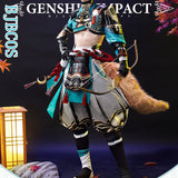 Genshin Impact Gorou Geo Bow Game Suit Battle Gorgeous Uniform Party Dress Cosplay Costume Halloween Men