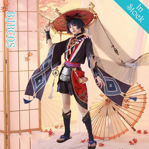 Scaramouche Cosplay Costume Game Genshin Impact Scaramouche Cosplay Costume Men Outfits Halloween Full Set