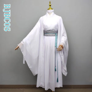 Tian Guan Ci Fu Xie Lian Cosplay Costume Heaven Official's Bless White Cos For Men And Women Chinese Anime